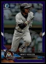 Monte Harrison 2018 Bowman Draft card