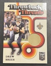 2024 Donruss Elite Throwback Threads Doubles Drew Brees / Jimmy Graham #TTD-NOR card