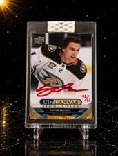 2024-25 Upper Deck Clear Cut Canvas Signatures Cutter Gauthier #CS-CG card
