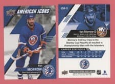 Ken Morrow 2020 Upper Deck National Hockey Card Day USA card