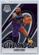 2023 Panini Mosaic Give and Go LeBron James #3 card