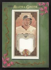 2025 Topps Allen & Ginter Allen & Ginter Mini Framed Relics Hunter Pence #MFR-HP card