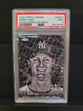 2025 Topps Chrome World Series at Night Gerrit Cole #WSN-9 card