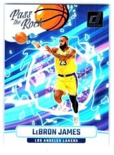 2024-25 Donruss Pass the Rock LeBron James #4 card