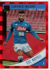 Lorenzo Insigne 2018 Panini Donruss card