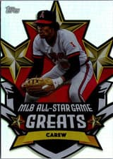 2025 Topps All Star Game All-Star Game Greats Rod Carew #ASGG-7 card