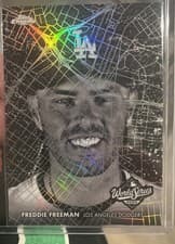 2025 Topps Chrome World Series at Night Freddie Freeman #WSN-3 card