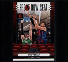 2025-26 Panini Contenders EuroLeague Front Row Seat Jan Vesely #1 card