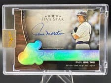 2025 Topps Five Star Five Time Signatures Paul Molitor #FTS-PM card