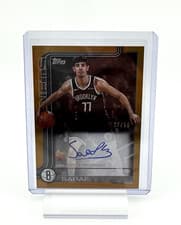 2025-26 Topps Flagship Real One Rookie Autographs Ben Saraf #TFRR-BS card