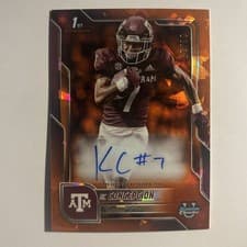 2025 Bowman University Chrome Sapphire Chrome Prospect Autographs Kevin Concepcion #BCA-KCO card