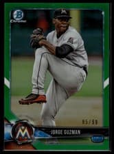 Jorge Guzman 2018 Bowman Draft card