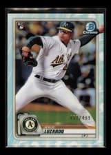 Jesus Luzardo 2020 Bowman Chrome card
