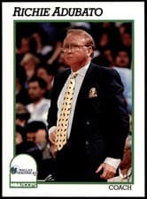 Richie Adubato 1991-92 Hoops Base Set card
