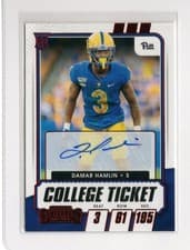 2021 Panini Contenders Draft Picks Damar Hamlin #250
