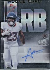 2024 Topps Signature Class Rookie Class Crystal Clear Autographs Audric Estimé #RCC-AE card