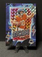 2024 Panini Mosaic Storm Mosaic Bo Nix #13 card