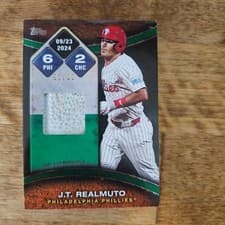 2025 Topps Rounding the Bases Relics J.T. Realmuto #RTB-JTR card
