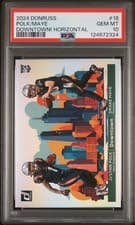 2024 Donruss Horizontal Downtown! Drake Maye / Ja'Lynn Polk #18 card