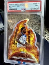 2024-25 Topps Chrome 451 Anthony Edwards #451-15 card