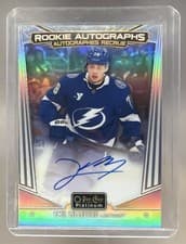 2024-25 O-Pee-Chee Platinum Rookie Autographs Emil Lilleberg #R-EL card