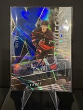2025-26 SPx Blue Autograph Parallel - Rookies Alexander Nikishin #F-AN card