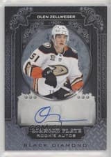 2024-25 Upper Deck Black Diamond Diamond Plate Rookie Autograph Olen Zellweger #DPR-OZ card