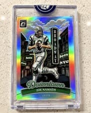 2025 Donruss Optic Downtown Legends Joe Namath #6 card