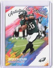 2025 Panini Rookies & Stars Artistry in Motion Saquon Barkley #18 card