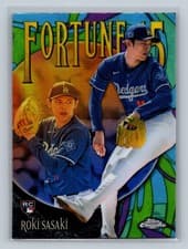 2025 Topps Chrome Fortune 15 Roki Sasaki #F15-13 card