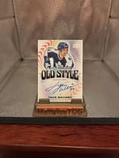 2024-25 Upper Deck Premier Old Style Signatures Tiger Williams #OS-TW card
