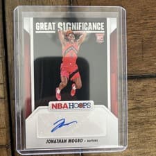 2024-25 Hoops Great SIGnificance Jonathan Mogbo #GS-JMR card