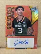 Jalil Bethea 2024-25 Bowman's Best University Greatness Awaits Autographs card