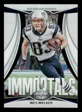 2024 Panini Certified Immortals Wes Welker #20