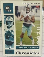 Tua Tagovailoa 2020 Panini Chronicles card
