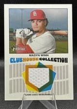 2025 Topps Heritage Clubhouse Collection Relics Masyn Winn #CCR-MW card