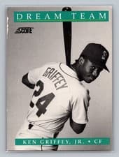 Ken Griffey Jr. 1991 Score card