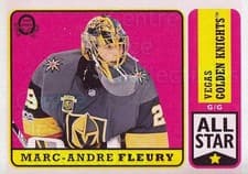 Marc Andre Fleury 2018 O-Pee-Chee card