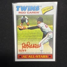 2026 Topps Heritage Real One Autographs Rod Carew #ROA-RC card