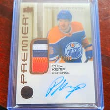 2024-25 Upper Deck Premier Acetate Auto Patch Rookies Phil Kemp #AR-PK card