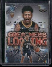 2025-26 Bowman Greatness Loading Jeremiah Fears #GL-7 card