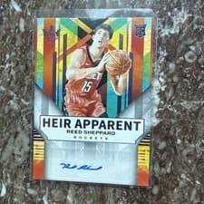 2024-25 Panini Court Kings Heir Apparent Autographs Reed Sheppard #HA-SHP card