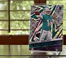 2025 Panini Revolution Rookie Autographs Quinn Ewers #5 card