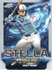 2025 Topps Cosmic Chrome Stella Nova Matt Shaw #SN-20 card