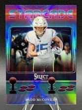 2025 Panini Select Starcade Ladd McConkey #15 card