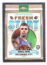 2024-25 Topps Chrome Fresh Start Nikola Topić #FS-9 card