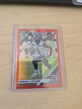 Russell Wilson 2019 Donruss Optic card