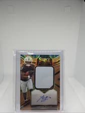 2025 Panini Prizm Rookie Patch Autographs Ashton Jeanty #22 card