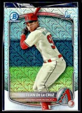 2025 Bowman Chrome Prospects Elian De La Cruz #BCP-249 card