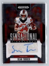 2025 Panini Prizm Draft Picks Sensational Signatures Sean Tucker #41 card